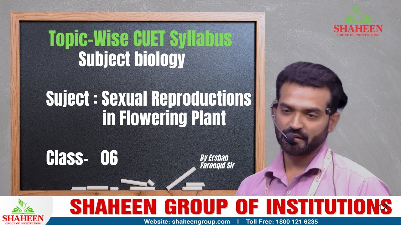 CUET UG Preparation | Biology Lecture | Sexual Reproduction in ...