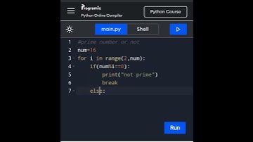 python code:prime number or not