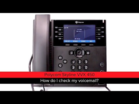 Video: Bagaimana cara memeriksa pesan suara saya di Polycom?