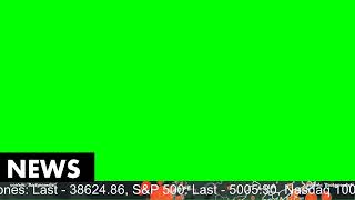 News Screensaver (Chromakey, Green Background)