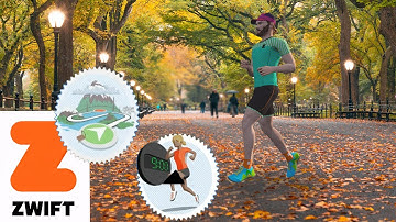 ZWIFT Badges NEW YORK: The SCHUMAN TRAIL LOOP Badge and 9 Minute Mile badge!