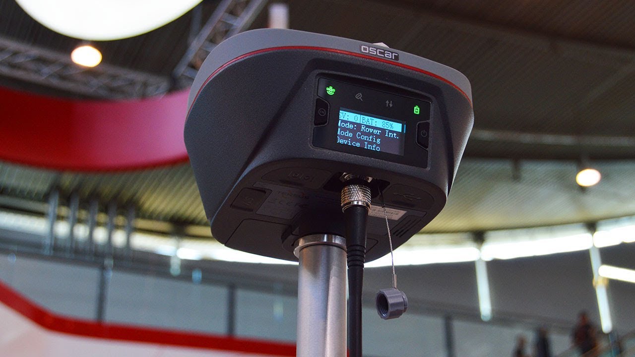Tersus GNSS launches Oscar GNSS receiver at Intergeo 2019 YouTube