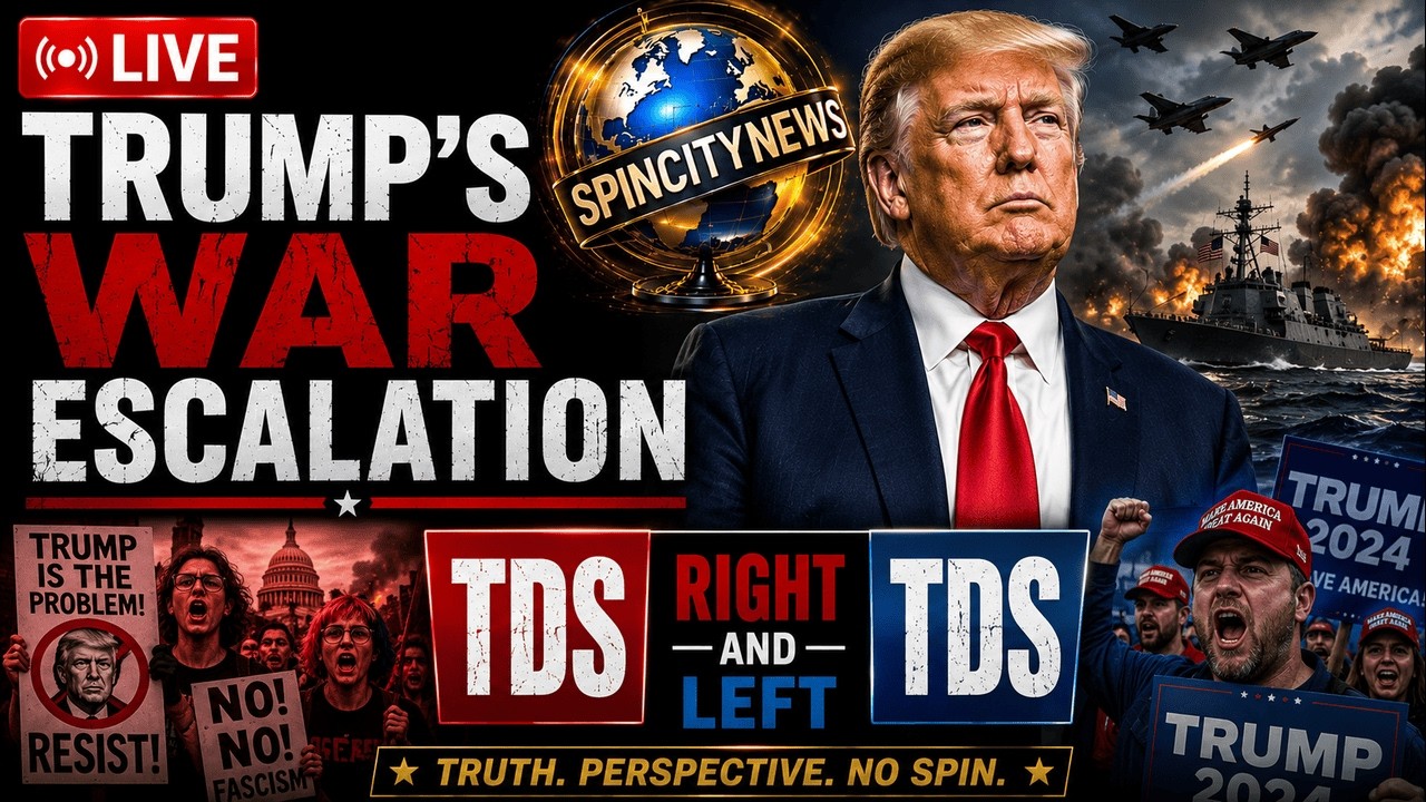 Trumps War escalation and TDS Right and Left