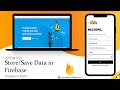 Store Data in Firebase real time database  in Android Studio - Android Firebase # 1 - 2020