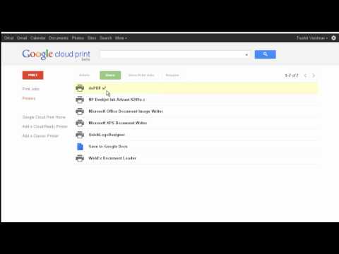 How to connect classic printer to Google cloud print