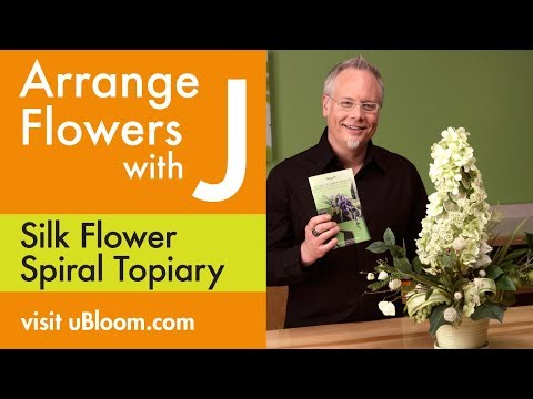 How to Make a Permanent Flower Topiary Tree!