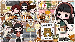 ꒰☕🧾Part-Time Vlog : Barista Coffee Shifts 🥐☕꒱||( eps. 3 )||Gameworldjapan||beautylylyl-l 