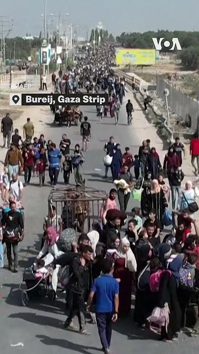 Palestinians flee fighting to southern Gaza | VOA News