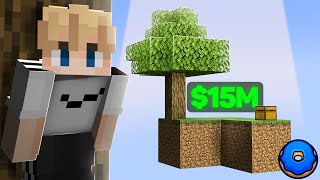 How I Made 15M Stuck On A Skyblock [DonutSMP]