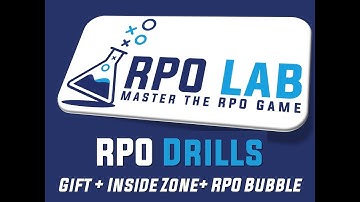 Run Pass Option Drills (Gift + IZ + RPO Bubble)