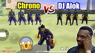 dj alok  vs chrono in freefire in factory ll chrono vs dj alok   fighting...