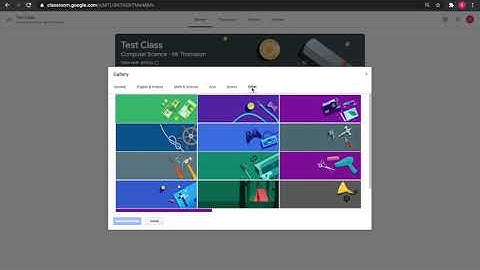 Editing Class Settings in Google Classroom