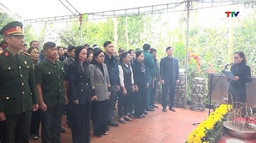 Xã Vân Du tổ chức Lễ đón nhận và an táng hài cốt Liệt sĩ Bùi Thành Lập| NSTH
