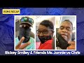 Rickey Smiley brings friends Ms. Jannie and Chris to his show