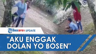 Viral Video Remaja Wanita Dorong Ibu hingga Tersungkur ke Tanah, Marah dan Emosi Dilarang Main