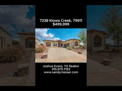 7238 Kiowa Creek, 79911 #realestate #fortbliss #elpaso #justlisted  #newlisting #houseforsale