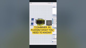 "How Combiner Work in FlexSim - Simplified!"  #flexsim #processflow #warehousesimulation