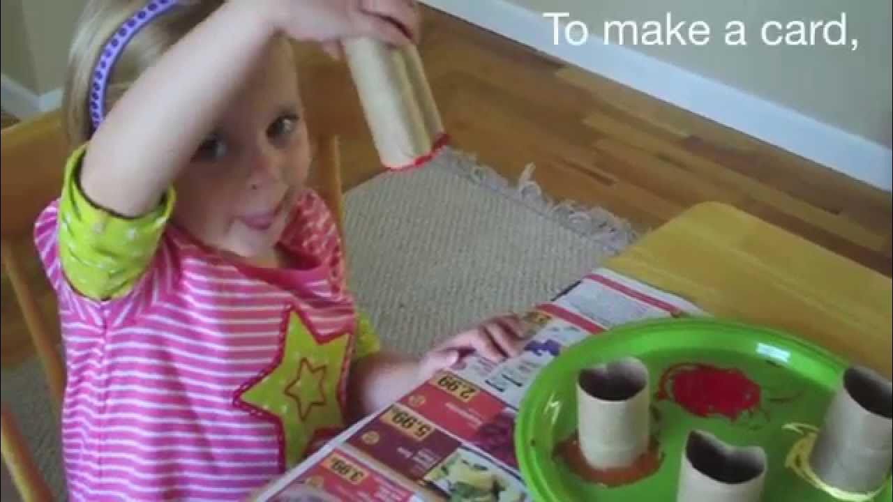 Paper Tube Apple Stamps for Fall YouTube