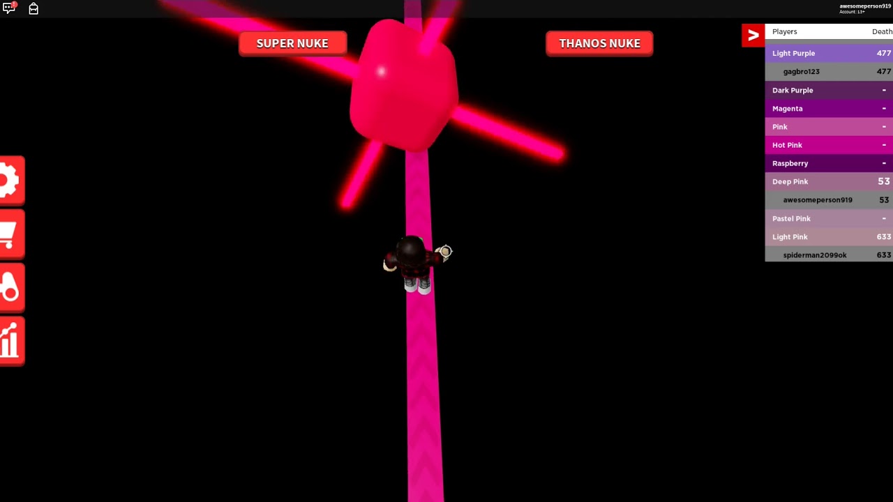 Deep Pink Stage The Ultimate Obby Youtube - the ultimate obby roblox