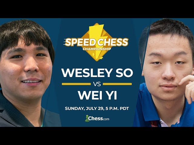 Entrevista com Wesley So - Quartas de Final do Speed Chess. 