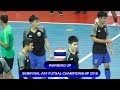 Thailand National Futsal Team Warming Up Semifinal AFF Futsal Championship 2018