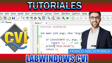 🟦 HolaMundo (Consola) LabWindows CVI en 1 minuto