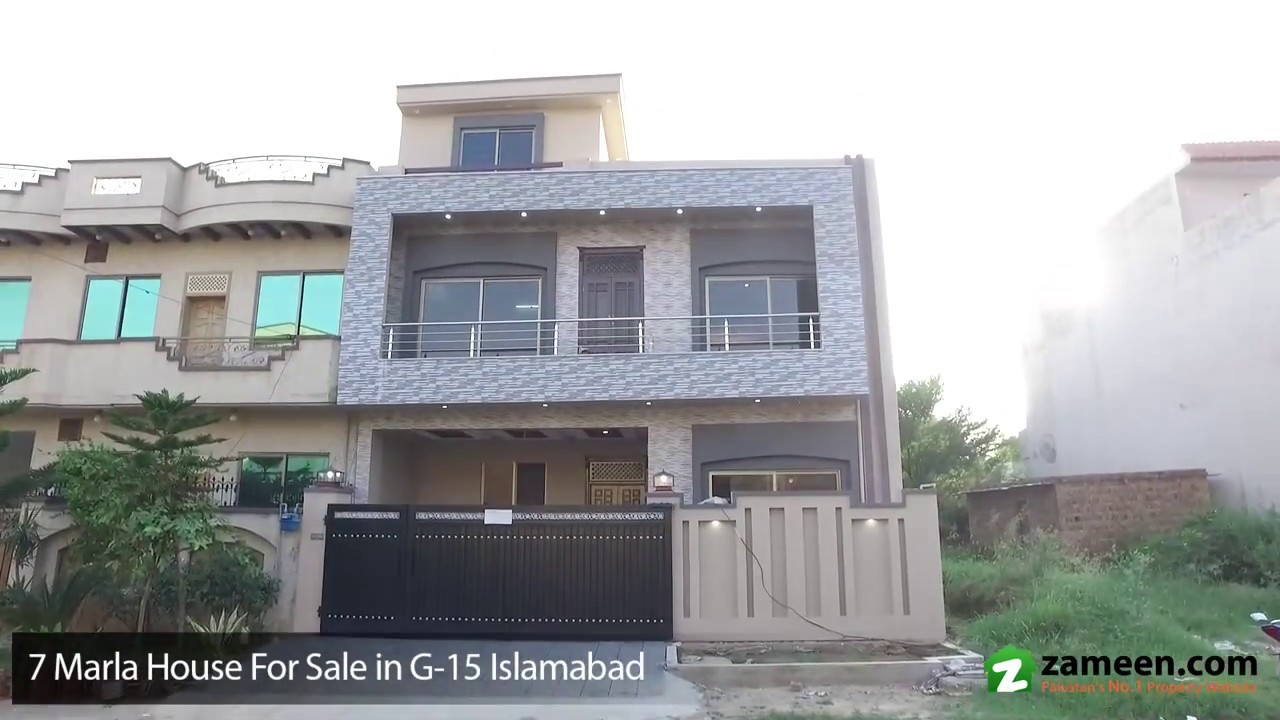 7 MARLA HOUSE FOR SALE G 15 ISLAMABAD YouTube