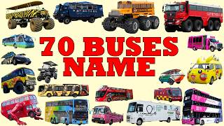 BUSES Name | 70 Buses Name Collection | Types of Vehicles in English screenshot 5