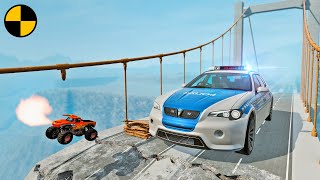 Big & Small Police Cars vs Violators 😱 BeamNG.Drive