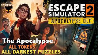 ESCAPE SIMULATOR 2 APOCALYPSE DLC (4 Rooms) / All Tokens Location + Darkest Puzzles 100% FULL DLC screenshot 2