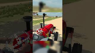 Indian Tractor Game: Modified Massey 241 ki Off-Roading! #ytshorts #short #shorts