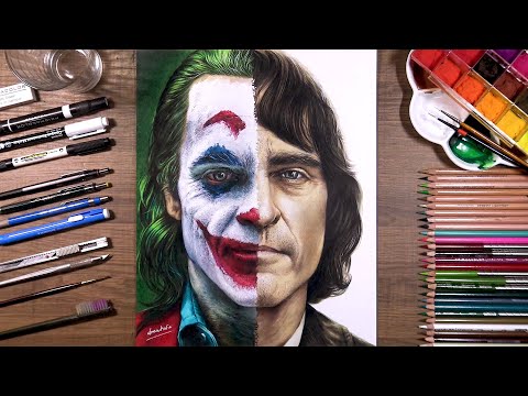 Drawing Joker (Joaquin Phoenix) | drawholic