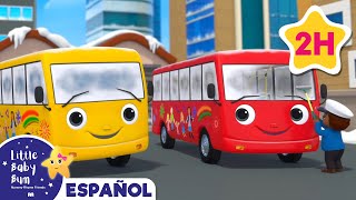 10 Autobuses congelados! |Caricaturas de autobuses| Canciones infantiles | LBB Español