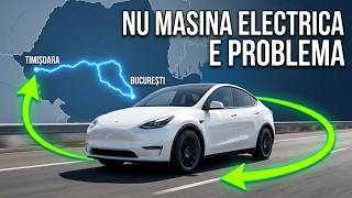 TIMIȘOARA - BUCUREȘTI și retur în 2026 cu mașina electrică: Tesla Model Y LR AWD