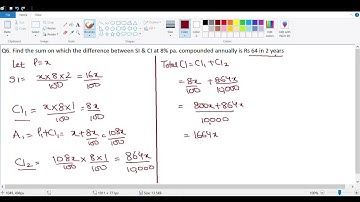 Class 9 Compound Interest Ex 2D