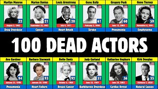 100 Most Famous American Actors Who Died