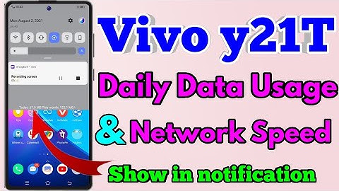 Vivo y21t Daily Data Usage Kaise Dekhe | Vivo y21t Daily Data Use