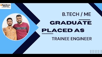 PLACEMENT ROADMAP | BTECH(ME) Graduate placed as TRAINEE ENGINEER  from QSpiders Rajajinagar