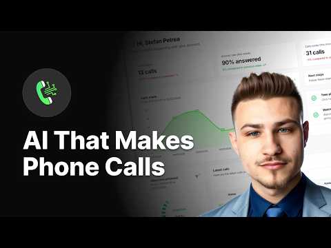 AutoCalls platform interface showing AI voice agent configuration