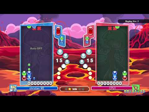 Puyo Puyo Champions PC Maguro VS Draco Fever Mode New Years Eve Special