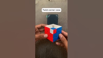 How to solve twisted corner | very easy trick #viral #shorts