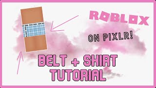 HOW TO MAKE A BELT + SKIRT ON ROBLOX | easy tutorial using pixlr |