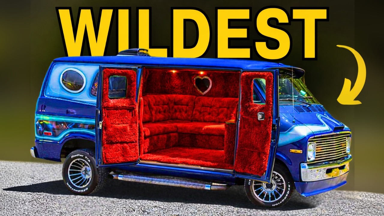 The 10 Wildest Custom-Built Vans of the Van Craze Era! - YouTube