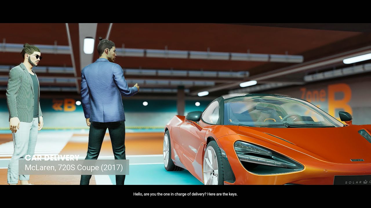 Test Drive Unlimited Solar Crown - McLaren 720S Delivery Contract