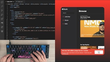 ASMR Programming - Apple Music Web App - No Talking