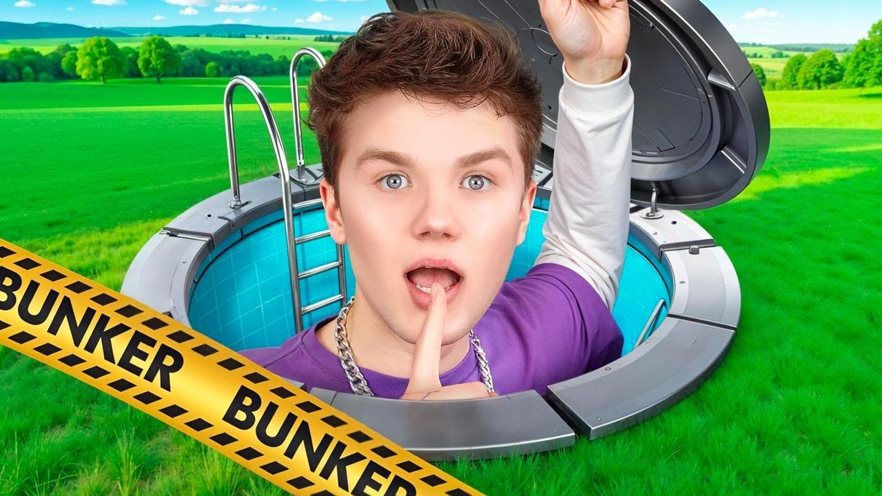 We Spent 24 Hours in the Bunker || Good VS Bad Student - YouTube