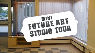 Mini empty art studio tour! (before ...