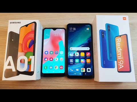 SAMSUNG GALAXY A01 VS XIAOMI REDMI 9A - БИТВА САМЫХ ДОСТУПНЫХ СМАРТФОНОВ!