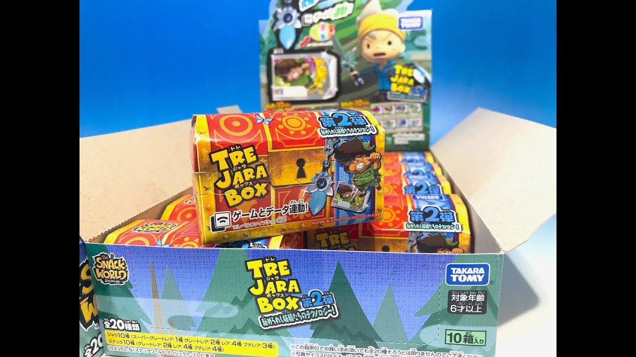 Snack World Treasure Box 2nd Edition Box Opening!! - YouTube