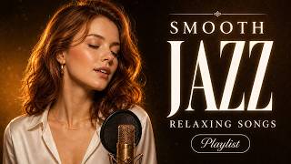 Smooth Jazz Lounge | Soft Female Vocals & Intimate Dreamy Lyrics for a Warm Amber Evening screenshot 5